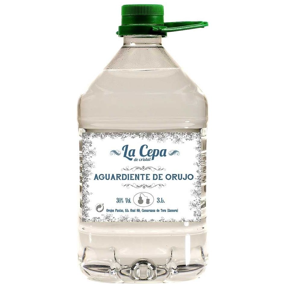 Aguardiente de orujo La Cepa de Cristal 3L - En Copa de Balón